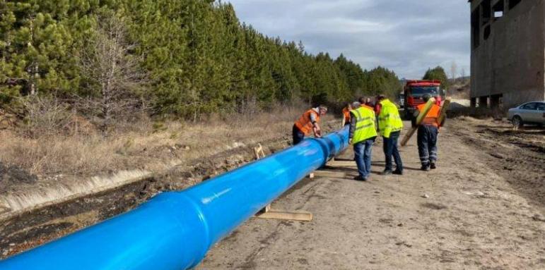 Затварят пътен участък в Перник заради строежа на водопровода